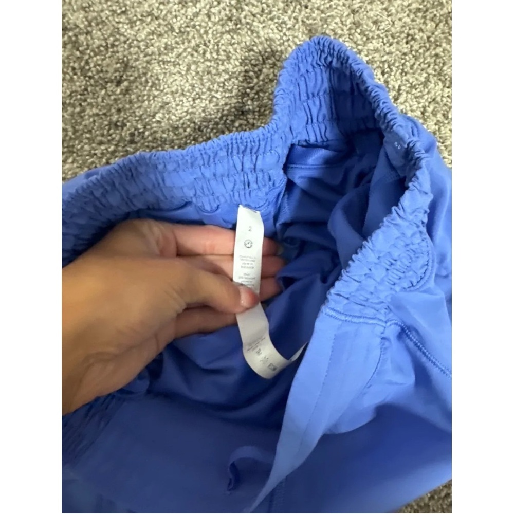 lululemon athletica Vibrant Blue Athletic Shorts 2.5” - Picture 3 of 3